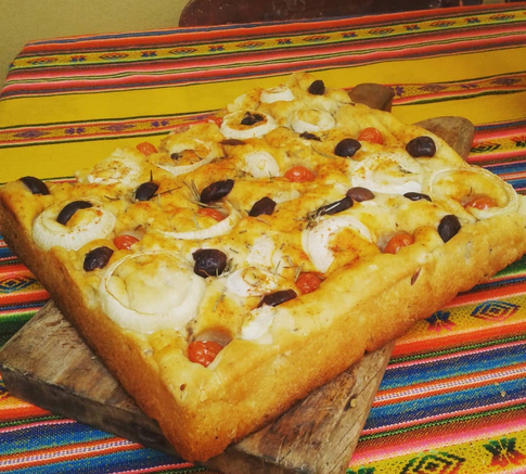 Imágen que presenta una Focaccia Italiana.